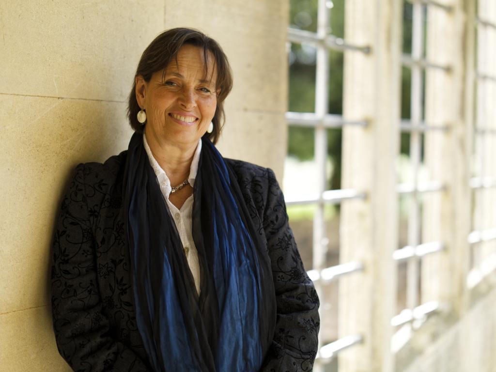 Uta Paszkowski at St. John’s College, Cambridge. Credit: Nathan Pitt / University of Cambridge.