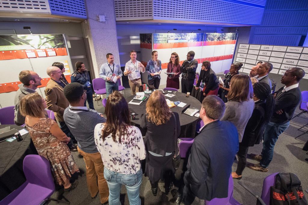 Kathy Kahn and Christian Rogers leading the Crop Research Track at the Gates Foundation’s Grand Challenges Annual Meeting, held at the QEII Centre in London in 2016. Bringing together ENSA, RIPE, C4 Rice and wider agricultural research and funding partners, the session reflected Kathy’s vision for connecting people and programmes to explore new collaborations and enabling technologies.